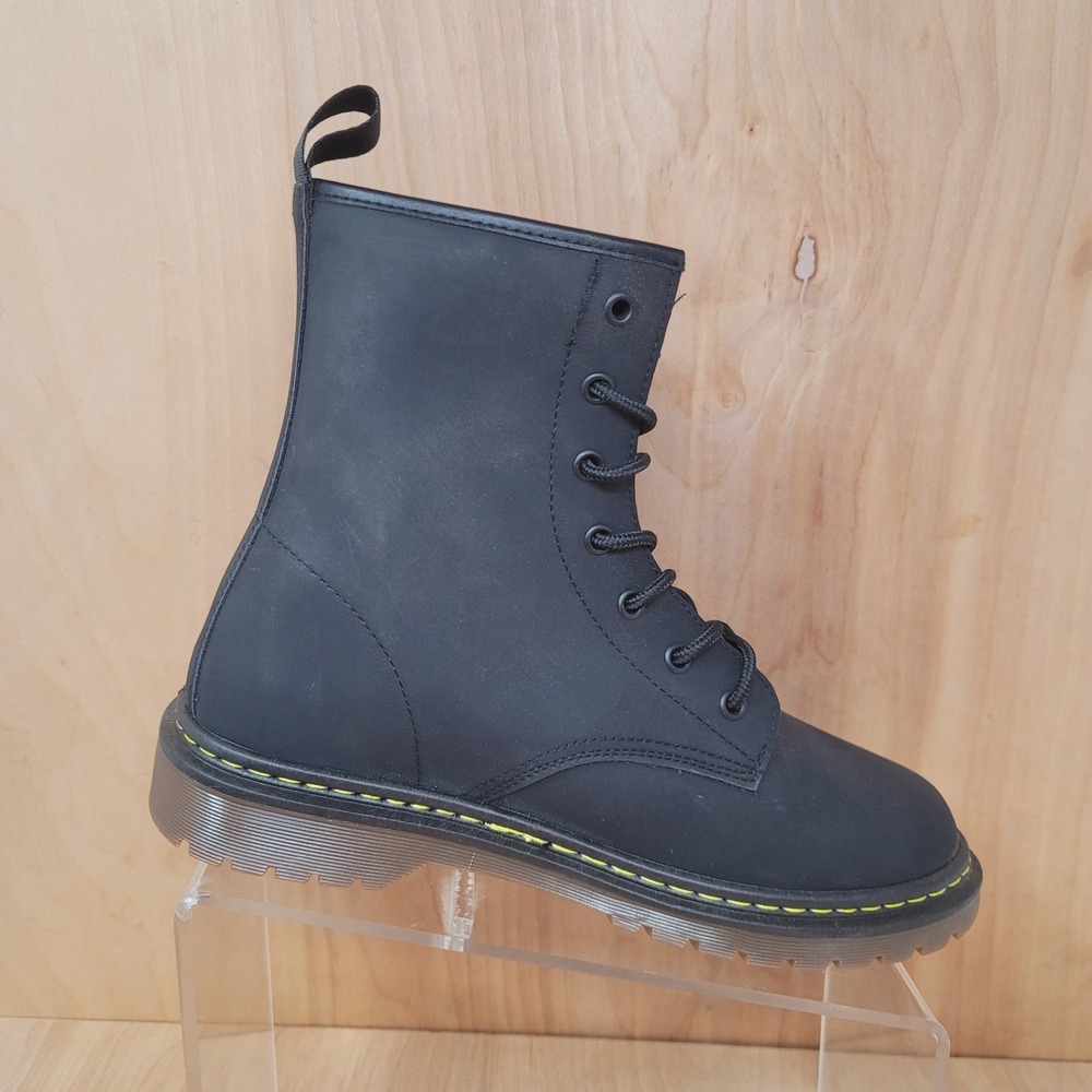 find. Women's Ankle Boots Size 9 M Black Combat Lace Up - Picture 9 of 12